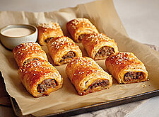 Image of Cheeseburger Sausage Rolls