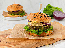 Image of Falafelburger mit Hummus