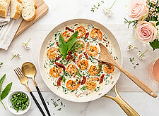 Image of Bärlauch Garnelen Pfanne