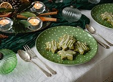 Image of Matcha Sterne mit Vanille Glasur