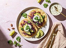 Image of Dosenbohnen Tacos mit Limettencreme