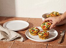 Image of Frittata-Muffins mit Spinat und Feta