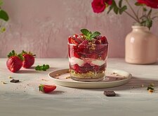 Image of Tiramisu mit Erdbeeren und Grand Marnier