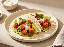 Image of Kürbis Avocado Tacos