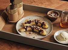 Image of Bananen mit Schokolade vom Grill