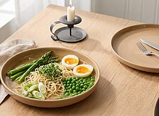 Image of Ramen mit Spargel und Ei