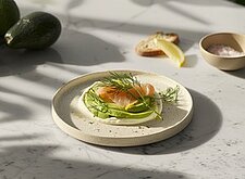 Image of Lachs auf Avocadocreme