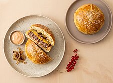 Image of Viraler gefüllter Burger