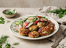 Image of Luftige Hähnchenfleischbällchen mit Buchweizen