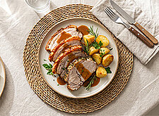 Image of Schweinebraten mit Kartoffeln