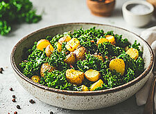 Image of Grünkohl mit karamellisierten Kartoffeln