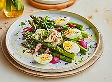 Image of Spargel auf bayrische Art