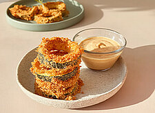 Image of Knusprige Zucchiniringe