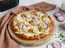 Image of Brezel Pizza aus der Heissluftfritteuse