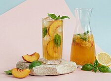 Image of Pfirsich Basilikum Limonade