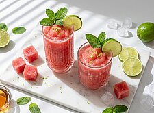 Image of Wassermelonen-Slush mit Limette
