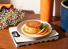 Image of Papaya Pfirsich Flan