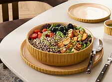 Image of Halloumi Pfirsich Salat