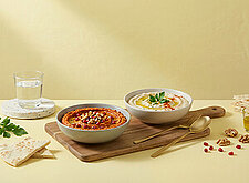 Image of Muhammara mit Weiße Bohnen Püree