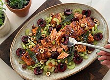 Image of Lachs Kirschen Salat