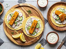 Image of Fish Finger Tacos mit Radieschen Slaw