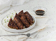Image of Gebratener Tempeh mit Reis