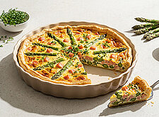 Image of Spargelquiche mit Lachsschinken