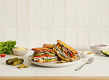 Image of Pickle Bread Sandwich