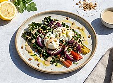 Image of Blechgemüse mit Burrata