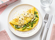 Image of Frühlingsomelett mit Pfefferkäse