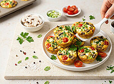 Image of Eiermuffins mit Gemüse