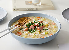 Image of Kartoffelsuppe mit Würstchen