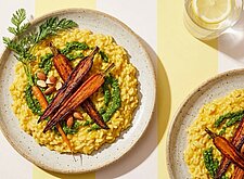 Image of Safranrisotto mit Ofenkarotten