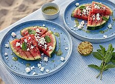 Image of Gegrillte Wassermelone mit Feta