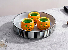 Image of Halloween-Orangen mit Wodka-Wackelpudding