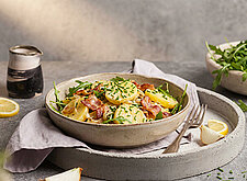 Image of Kartoffelsalat mit Rucola und Speck