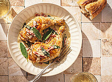 Image of Hähnchenschenkel in Salbeisauce