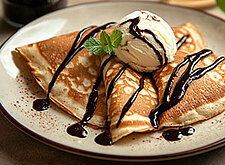 Image of Eis im Eierkuchen