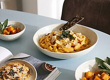 Image of Cremige Kürbis Pasta mit Salbei