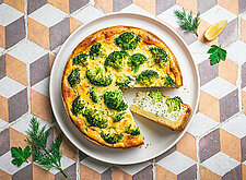 Image of Brokkoli-Kuchen mit Quark