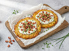 Image of Rösti Flammkuchen mit Speck