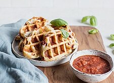 Image of Pizza im Waffeleisen