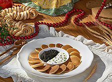 Image of Mini Blini mit Sauerrahm und Kaviar