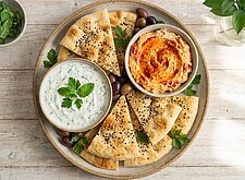 Image of Fladenbrot mit Dips