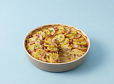 Image of Kartoffelgratin mit Äpfeln und Speck
