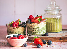 Image of Matcha-Chia-Pudding