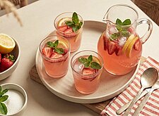 Image of Zitronen-Erdbeer-Limonade