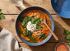 Image of Ramen mit Linsen-Miso-Brühe