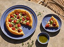 Image of Blätterteig Tarte mit Tomaten und Feta