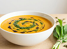 Image of Bärlauch Kürbissuppe